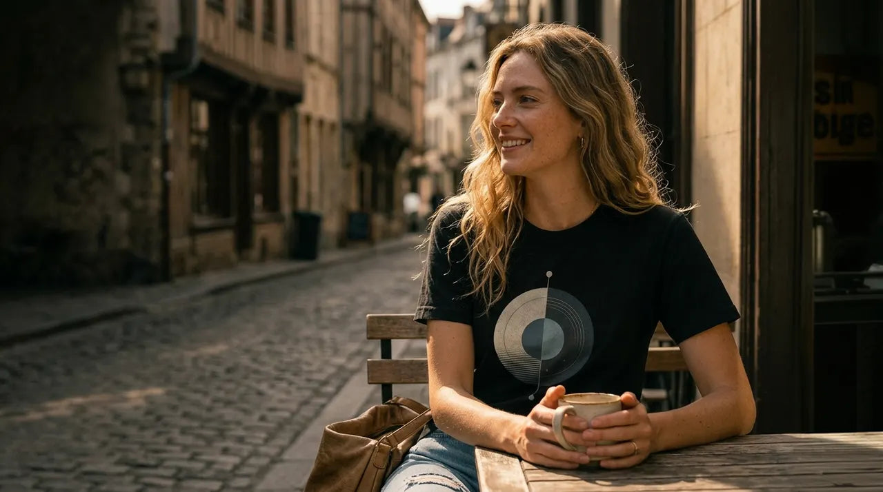 Heavy Tee — Meridian, Black